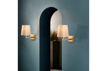 Vegg lampe Fenda Gull / Krem - Gull / Krem - Belysning - Innendørsbelysning & Lamper - Soveromslampe - Sengelamper - Sengelampe vegg