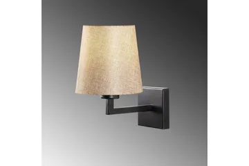 Vegg lampe Fenda Svart / Krem - Svart / Krem - Belysning - Innendørsbelysning & Lamper - Soveromslampe - Sengelamper - Sengelampe vegg