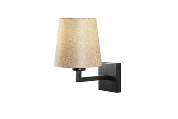 Vegg lampe Fenda Svart / Krem - Svart / Krem - Belysning - Innendørsbelysning & Lamper - Soveromslampe - Sengelamper - Sengelampe vegg