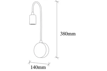 Vegg lampe Fyra Vintage - Kobber - Belysning - Innendørsbelysning & Lamper - Soveromslampe - Sengelamper - Sengelampe vegg
