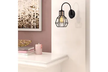 Vegg lampe Halieland svart / bronse - Svart - Belysning - Innendørsbelysning & Lamper - Soveromslampe - Sengelamper - Sengelampe vegg