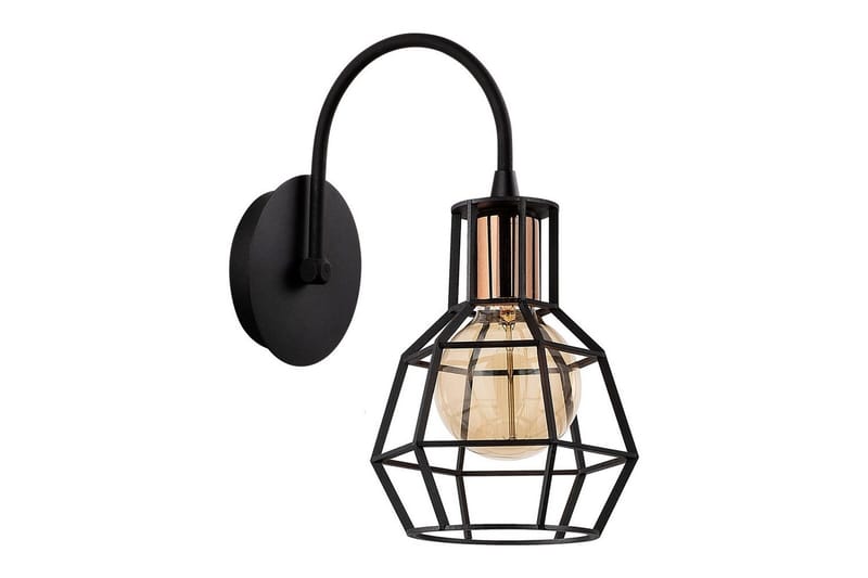 Vegg lampe Halieland svart / bronse - Svart - Belysning - Innendørsbelysning & Lamper - Soveromslampe - Sengelamper - Sengelampe vegg