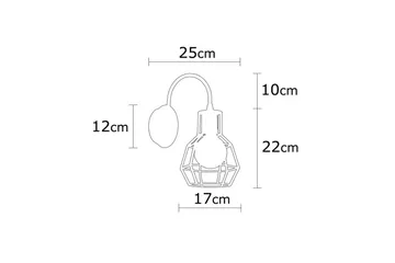 Vegg lampe Halieland svart / bronse - Svart - Belysning - Innendørsbelysning & Lamper - Soveromslampe - Sengelamper - Sengelampe vegg