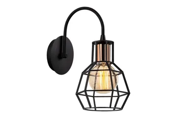 Vegg lampe Halieland svart / bronse - Svart - Belysning - Innendørsbelysning & Lamper - Soveromslampe - Sengelamper - Sengelampe vegg