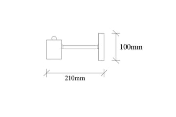 Vegg lampe Hexaia Svart - Svart - Belysning - Innendørsbelysning & Lamper - Soveromslampe - Sengelamper - Sengelampe vegg