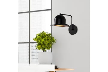 Vegg lampe Jolna Sugana Svart - Svart - Belysning - Innendørsbelysning & Lamper - Soveromslampe - Sengelamper - Sengelampe vegg
