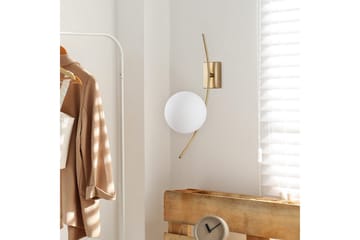 Vegg lampe Kimbell Gull - Gull - Belysning - Innendørsbelysning & Lamper - Soveromslampe - Sengelamper - Sengelampe vegg