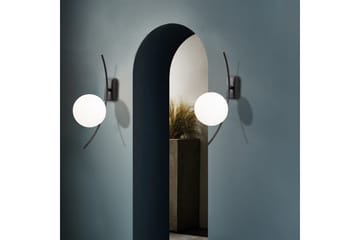 Vegg lampe Kimbell Svart / Hvit - Svart / Hvit - Belysning - Innendørsbelysning & Lamper - Soveromslampe - Sengelamper - Sengelampe vegg