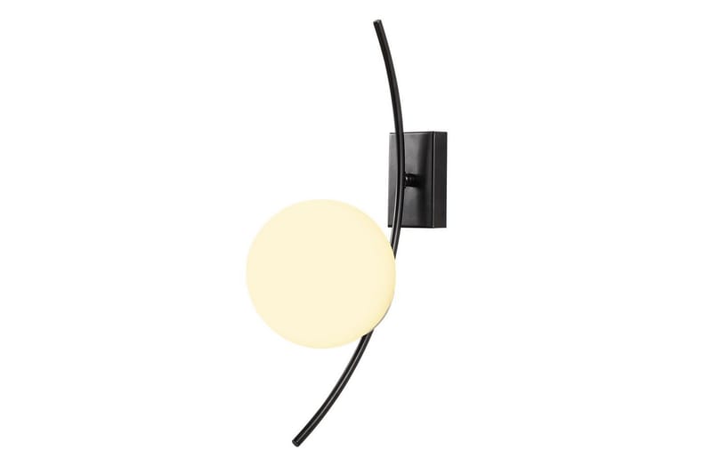 Vegg lampe Kimbell Svart / Hvit - Svart / Hvit - Belysning - Innendørsbelysning & Lamper - Soveromslampe - Sengelamper - Sengelampe vegg
