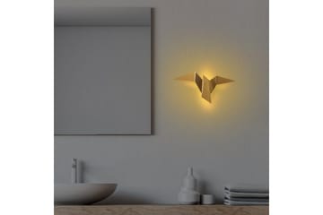 Vegg lampe Kivo Gull - Gull - Belysning - Innendørsbelysning & Lamper - Soveromslampe - Sengelamper - Sengelampe vegg