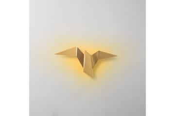Vegg lampe Kivo Gull - Gull - Belysning - Innendørsbelysning & Lamper - Soveromslampe - Sengelamper - Sengelampe vegg