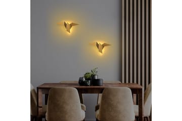Vegg lampe Kivo Gull - Gull - Belysning - Innendørsbelysning & Lamper - Soveromslampe - Sengelamper - Sengelampe vegg