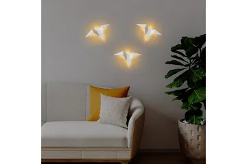 Vegg lampe Kivo Hvit - Hvit - Belysning - Innendørsbelysning & Lamper - Soveromslampe - Sengelamper - Sengelampe vegg