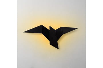 Vegg lampe Kivo Svart - Svart - Belysning - Innendørsbelysning & Lamper - Soveromslampe - Sengelamper - Sengelampe vegg