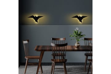 Vegg lampe Kivo Svart - Svart - Belysning - Innendørsbelysning & Lamper - Soveromslampe - Sengelamper - Sengelampe vegg