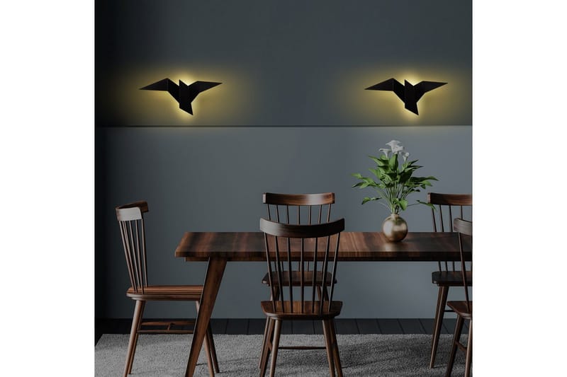 Vegg lampe Kivo Svart - Svart - Belysning - Innendørsbelysning & Lamper - Soveromslampe - Sengelamper - Sengelampe vegg