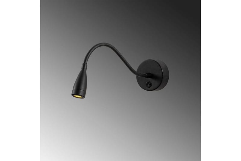 Vegg lampe Lesing Svart - Svart - Belysning - Innendørsbelysning & Lamper - Soveromslampe - Sengelamper - Sengelampe vegg