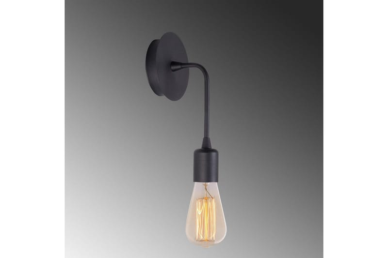 Vegg lampe Lysar Svart - Svart - Belysning - Innendørsbelysning & Lamper - Soveromslampe - Sengelamper - Sengelampe vegg
