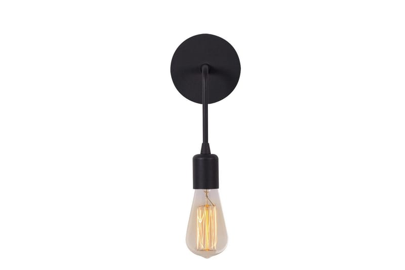 Vegg lampe Lysar Svart - Svart - Belysning - Innendørsbelysning & Lamper - Soveromslampe - Sengelamper - Sengelampe vegg