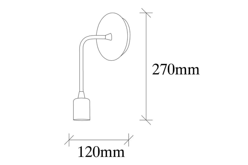 Vegg lampe Lysar Svart - Svart - Belysning - Innendørsbelysning & Lamper - Soveromslampe - Sengelamper - Sengelampe vegg
