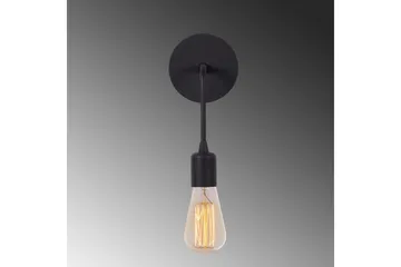 Vegg lampe Lysar Svart - Svart - Belysning - Innendørsbelysning & Lamper - Soveromslampe - Sengelamper - Sengelampe vegg