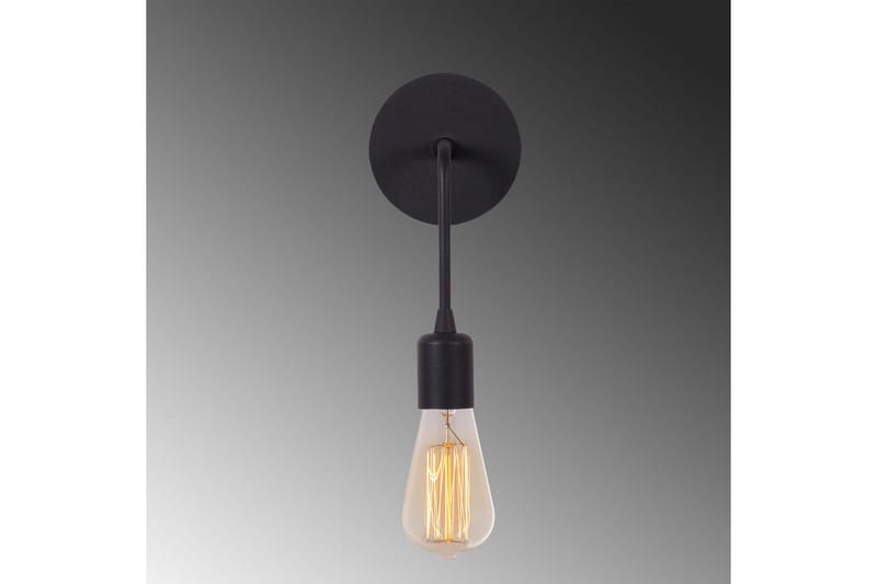 Vegg lampe Lysar Svart - Svart - Belysning - Innendørsbelysning & Lamper - Soveromslampe - Sengelamper - Sengelampe vegg