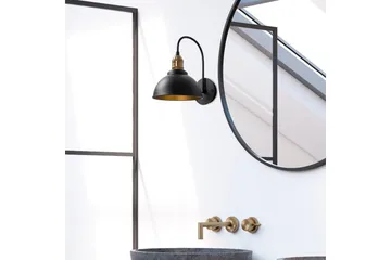 Vegg lampe Masatsune Svart / Antikk - Svart / Antikk - Belysning - Innendørsbelysning & Lamper - Soveromslampe - Sengelamper - Sengelampe vegg