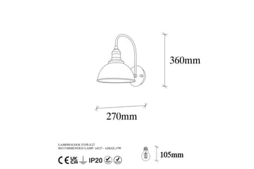 Vegg lampe Masatsune Vintage - Vintage - Belysning - Innendørsbelysning & Lamper - Soveromslampe - Sengelamper - Sengelampe vegg