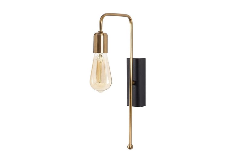 Vegg lampe Mo Gull / Svart - Gull/Svart - Belysning - Innendørsbelysning & Lamper - Soveromslampe - Sengelamper - Sengelampe vegg