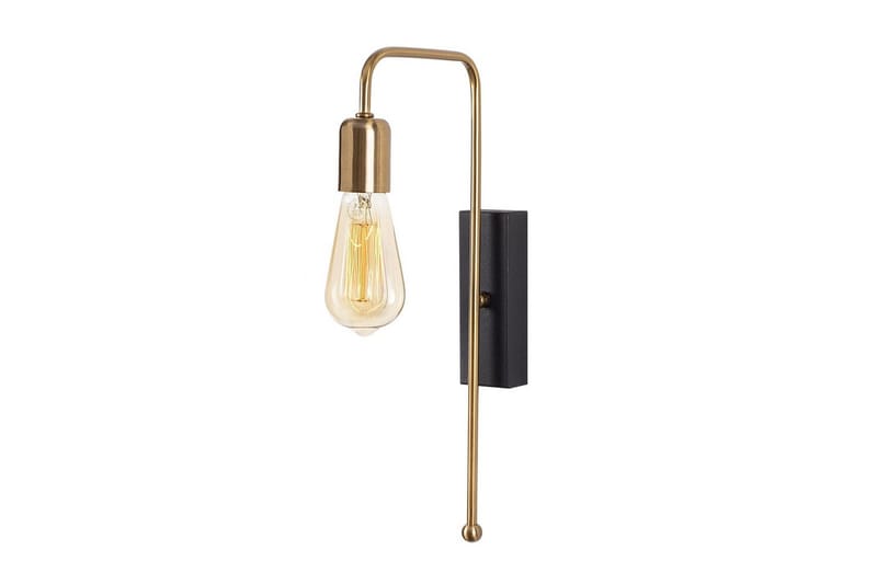 Vegg lampe Mo Gull / Svart - Gull/Svart - Belysning - Innendørsbelysning & Lamper - Soveromslampe - Sengelamper - Sengelampe vegg