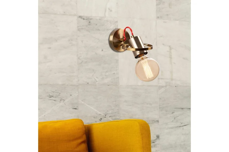 Vegg lampe Munel Vintage - Kobber - Belysning - Innendørsbelysning & Lamper - Soveromslampe - Sengelamper - Sengelampe vegg