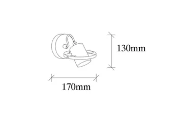 Vegg lampe Munel Vintage - Kobber - Belysning - Innendørsbelysning & Lamper - Soveromslampe - Sengelamper - Sengelampe vegg