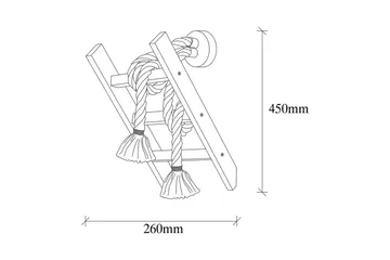 Vegg lampe Niraa Tre - Natur - Belysning - Innendørsbelysning & Lamper - Soveromslampe - Sengelamper - Sengelampe vegg