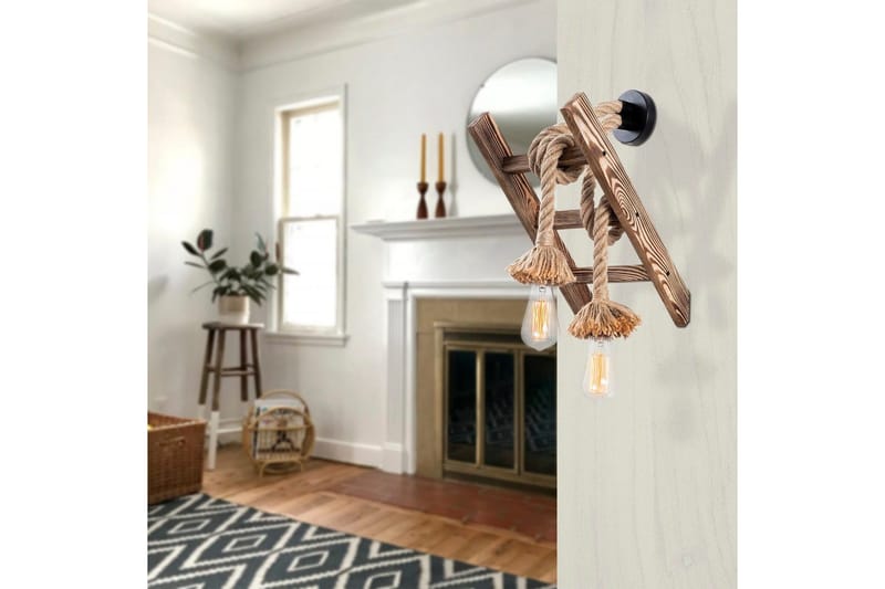 Vegg lampe Niraa Tre - Natur - Belysning - Innendørsbelysning & Lamper - Soveromslampe - Sengelamper - Sengelampe vegg