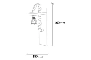 Vegg lampe Nirae Tre - Natur - Belysning - Innendørsbelysning & Lamper - Soveromslampe - Sengelamper - Sengelampe vegg