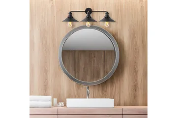 Vegg lampe Nolen Svart / Antikk - Svart/Antrasitt - Belysning - Innendørsbelysning & Lamper - Soveromslampe - Sengelamper - Sengelampe vegg