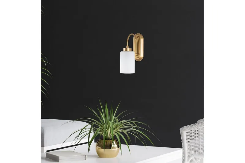 Vegg lampe Noran Gull - Gull - Belysning - Innendørsbelysning & Lamper - Soveromslampe - Sengelamper - Sengelampe vegg