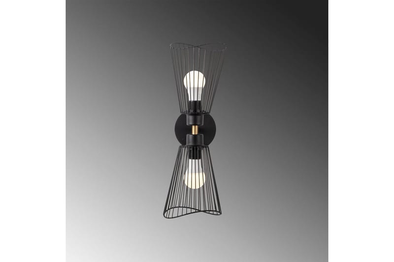 Vegg lampe Novin Svart - Svart - Belysning - Innendørsbelysning & Lamper - Soveromslampe - Sengelamper - Sengelampe vegg