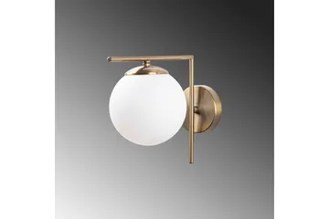 Vegg lampe Olan Antikk Hvit - Hvit - Belysning - Innendørsbelysning & Lamper - Soveromslampe - Sengelamper - Sengelampe vegg