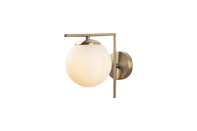 Vegg lampe Olan Antikk Hvit - Hvit - Belysning - Innendørsbelysning & Lamper - Soveromslampe - Sengelamper - Sengelampe vegg