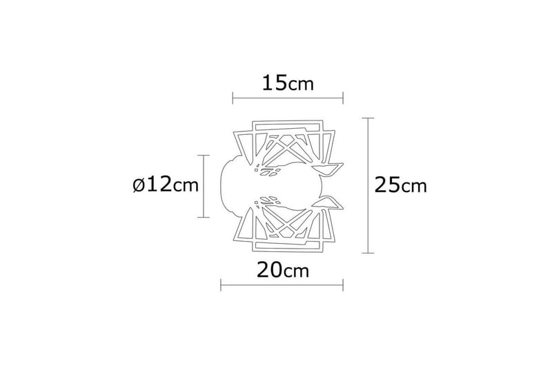 Vegg lampe Quira Black - Svart - Belysning - Innendørsbelysning & Lamper - Soveromslampe - Sengelamper - Sengelampe vegg