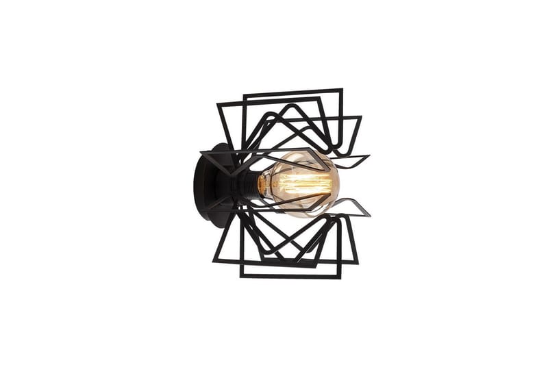 Vegg lampe Quira Black - Svart - Belysning - Innendørsbelysning & Lamper - Soveromslampe - Sengelamper - Sengelampe vegg