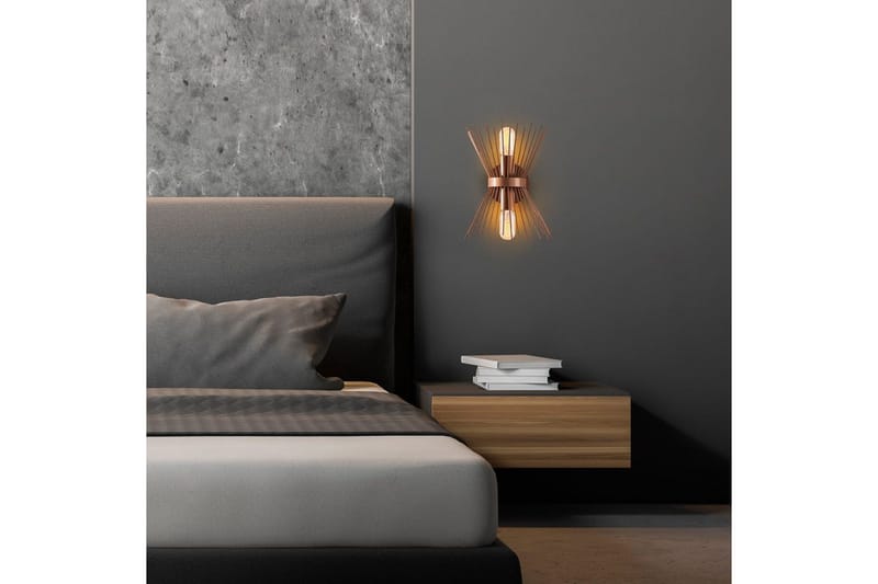 Vegg lampe Rate 10 kobber - Kobber - Belysning - Innendørsbelysning & Lamper - Soveromslampe - Sengelamper - Sengelampe vegg
