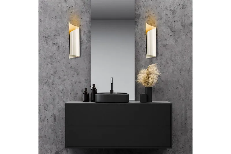 Vegg lampe Rate 12 krem - Cremehvit - Belysning - Innendørsbelysning & Lamper - Soveromslampe - Sengelamper - Sengelampe vegg