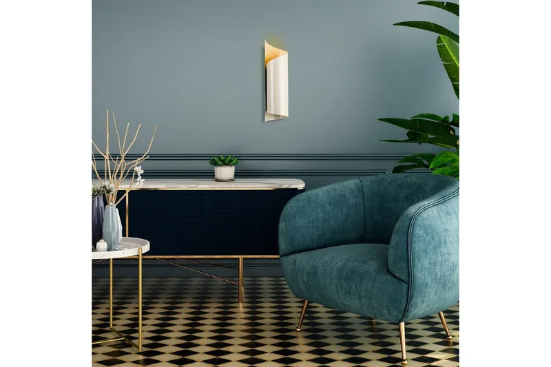 Vegg lampe Rate 12 krem - Cremehvit - Belysning - Innendørsbelysning & Lamper - Soveromslampe - Sengelamper - Sengelampe vegg