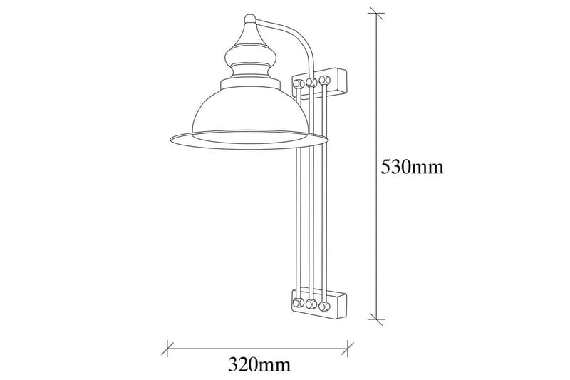 Vegg lampe Rathour Antikk - Antikk - Belysning - Innendørsbelysning & Lamper - Soveromslampe - Sengelamper - Sengelampe vegg