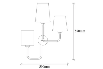 Vegg lampe Rihan Svart - Svart - Belysning - Innendørsbelysning & Lamper - Soveromslampe - Sengelamper - Sengelampe vegg
