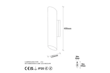 Vegg lampe Søt Svart / Gull - Gull/Svart - Belysning - Innendørsbelysning & Lamper - Soveromslampe - Sengelamper - Sengelampe vegg