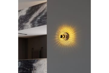 Vegg lampe Sadortel gull - 36 x 12 x 36 cm - Belysning - Innendørsbelysning & Lamper - Soveromslampe - Sengelamper - Sengelampe vegg