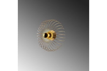 Vegg lampe Sadortel gull - 36 x 12 x 36 cm - Belysning - Innendørsbelysning & Lamper - Soveromslampe - Sengelamper - Sengelampe vegg